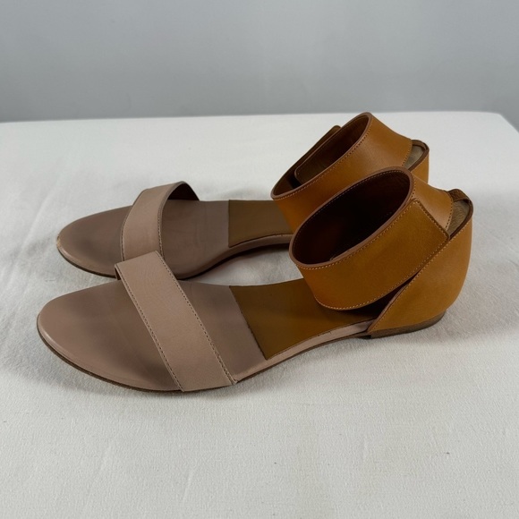Chloe’ Gala Leather Strap Sandals in Pastel Blush‎ Size 6 with Box - Picture 8 of 13